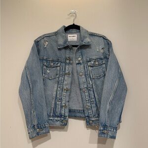 Old Navy Light Blue Denim Jacket Small